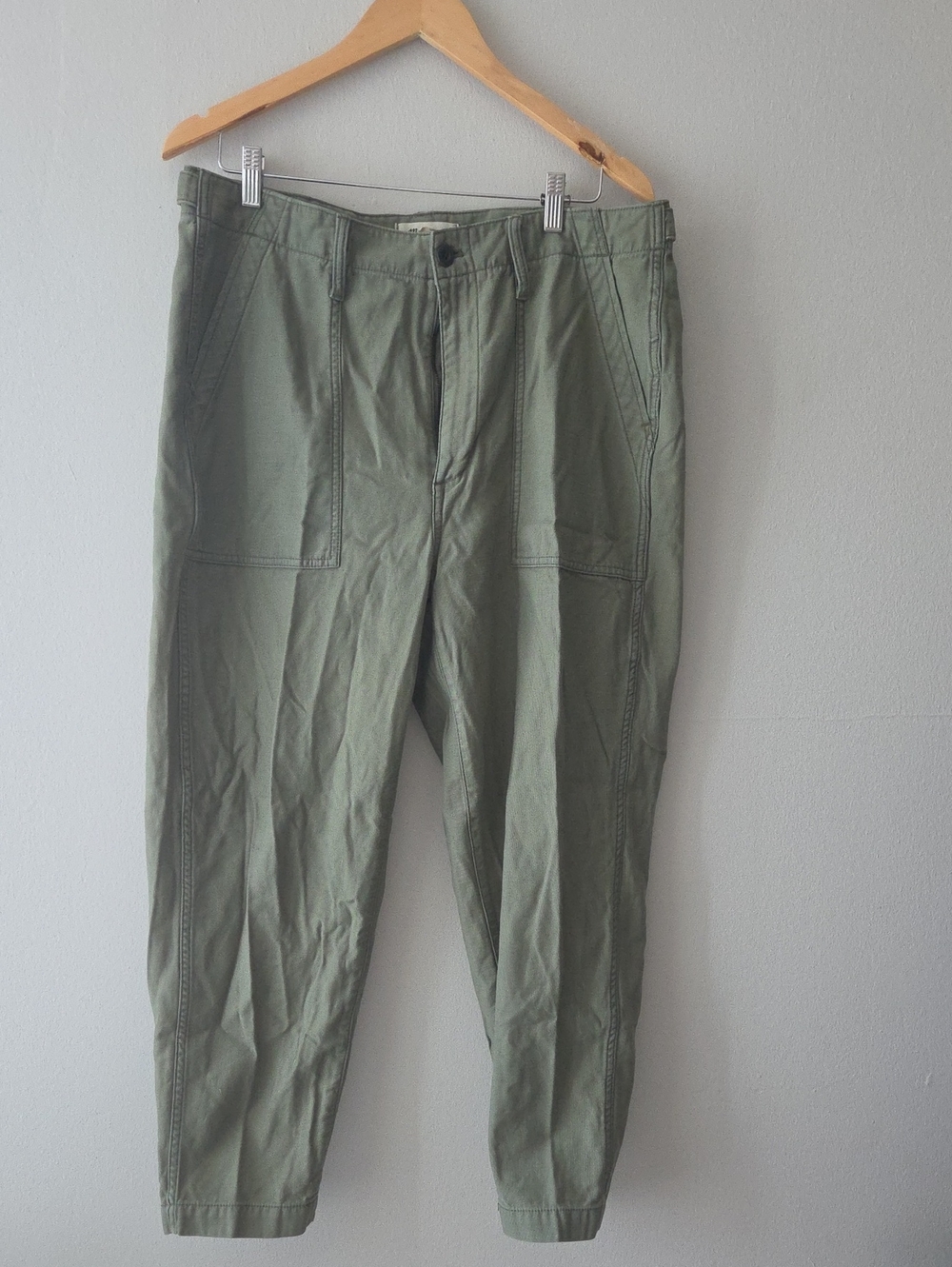 Madewell Olive  Pants in Military Green